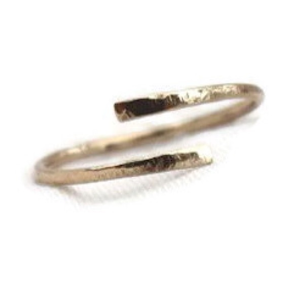 Hammered Wrap Ring - now in all 3 colors! - Picture 3 of 5
